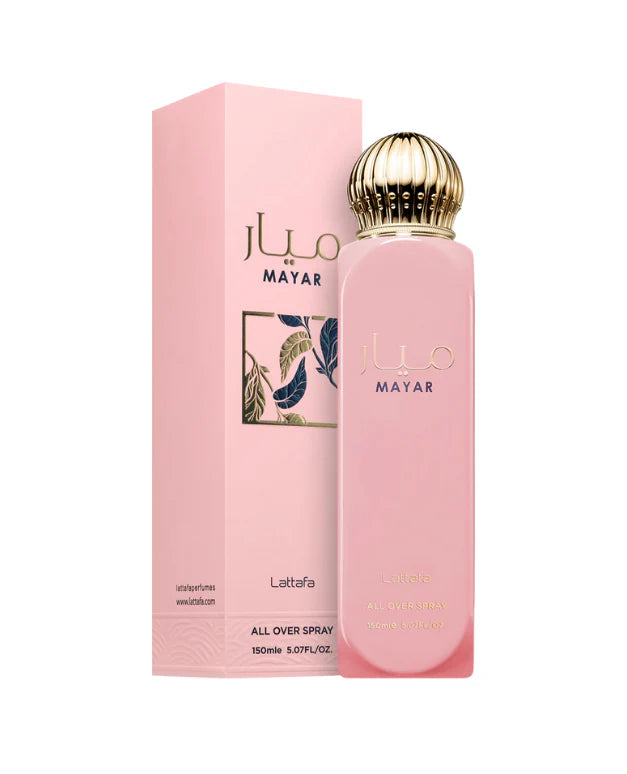 Mayar All Over Spray – Brume Parfumée 150 ml – Parfum Fruité et Floral pour Femme