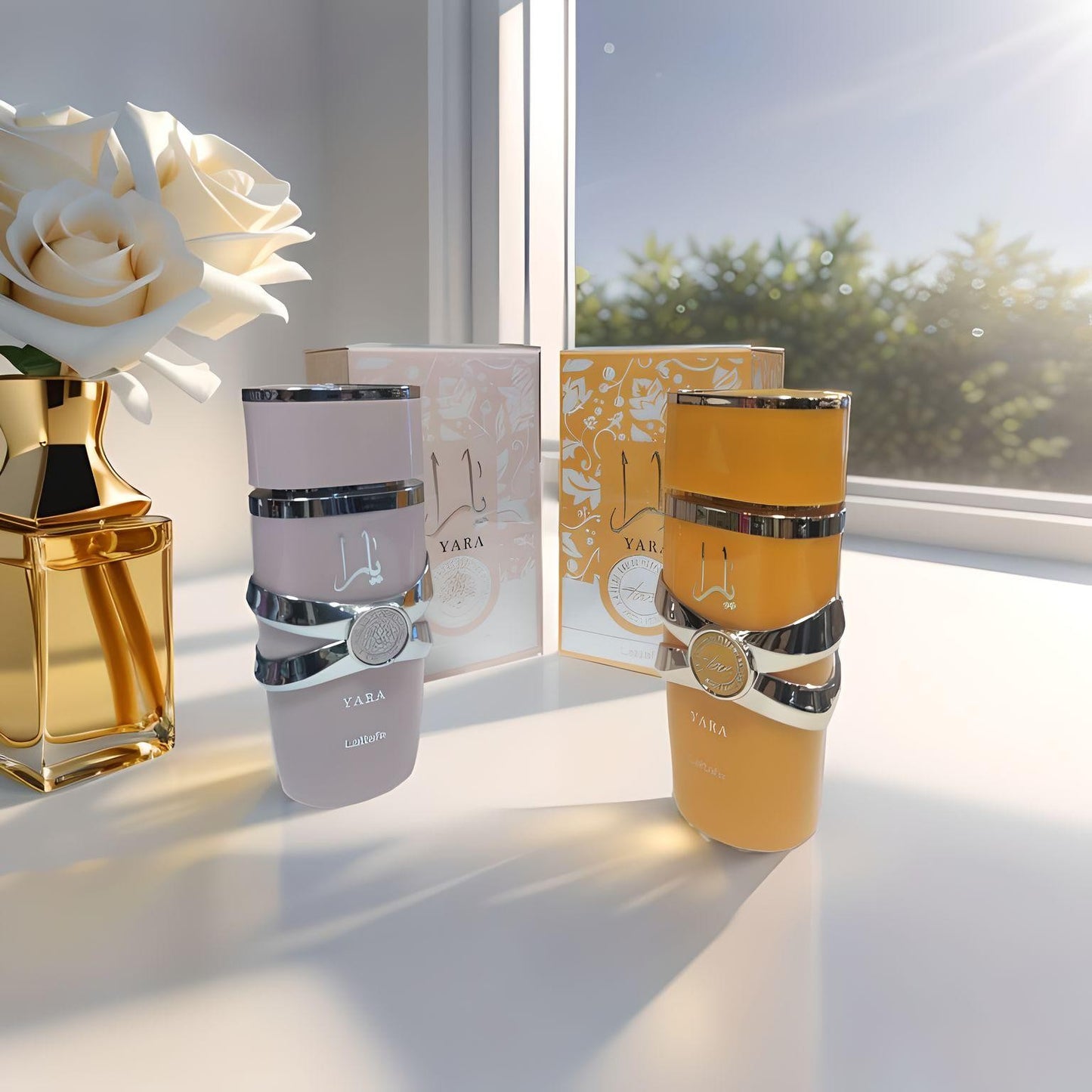 LOT 2 PARFUMS YARA ROSE ET YARA TOUS