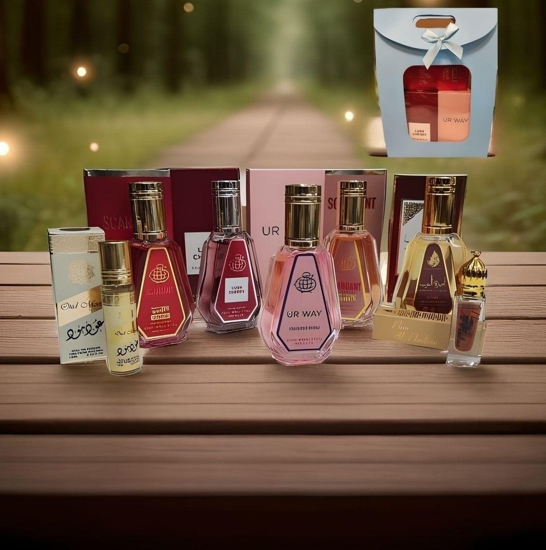 COFFRET DE 7 PARFUMS ET INSPIRATION DE GRANDE MARQUE POUR FEMME