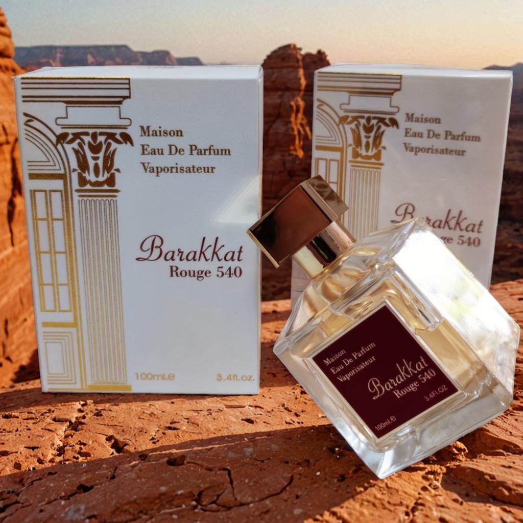 Barakkat Rouge 540 – Eau de Parfum Unisexe 100 ml | Élégance Ambrée & Florale