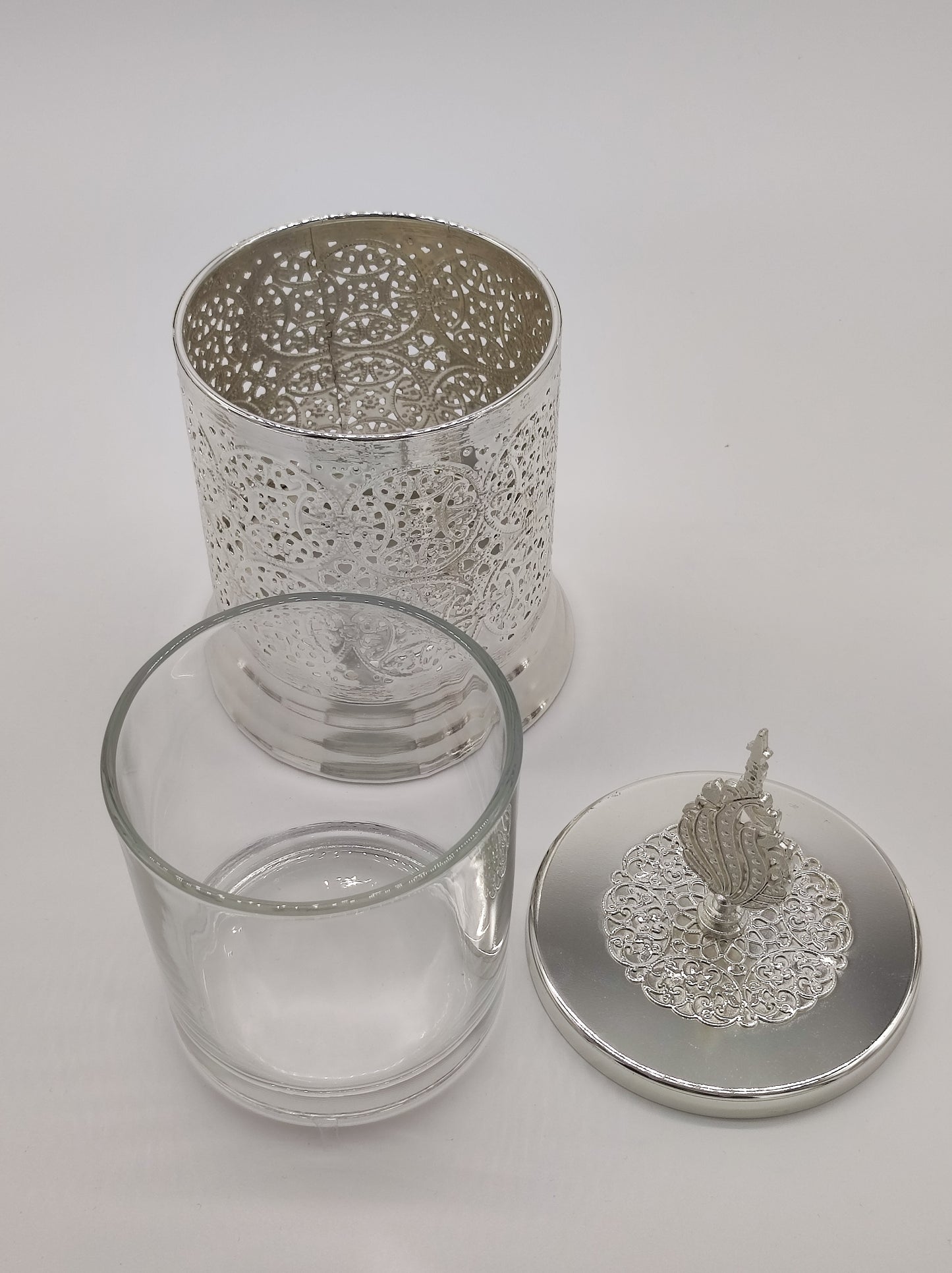 Lot de trois magnifique pots bonbonnière style oriental - D & C