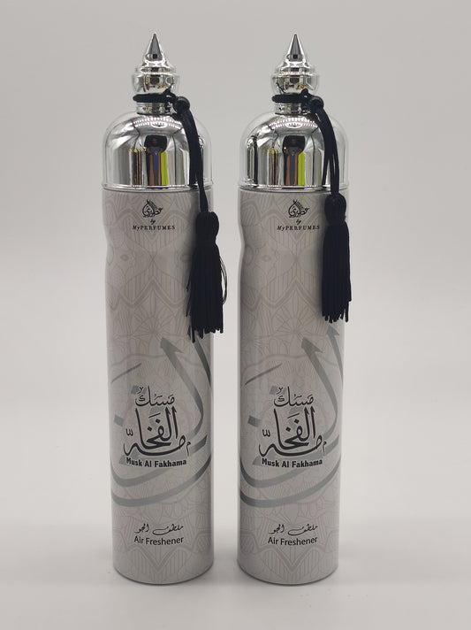 Désodorisant intérieur lot de 2 MUSK AL FAKHAMA OUD 2X300ml - D & C