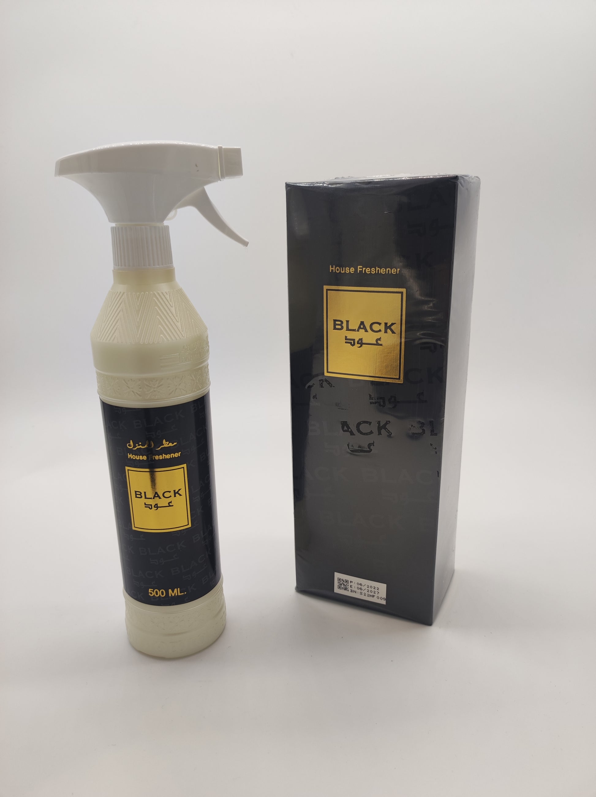 Black oud spray textile et maison Freshener 500ml by Banafa - D & C