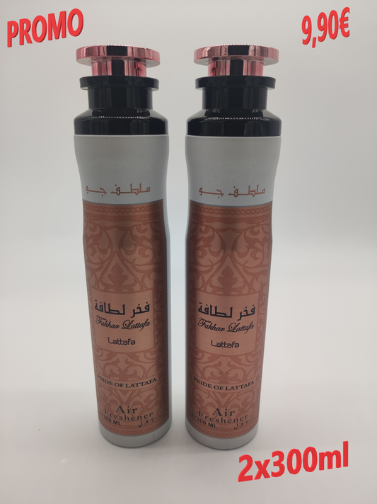 Fakhar Lattafa spray d'ambiance 2x300ml - D & C