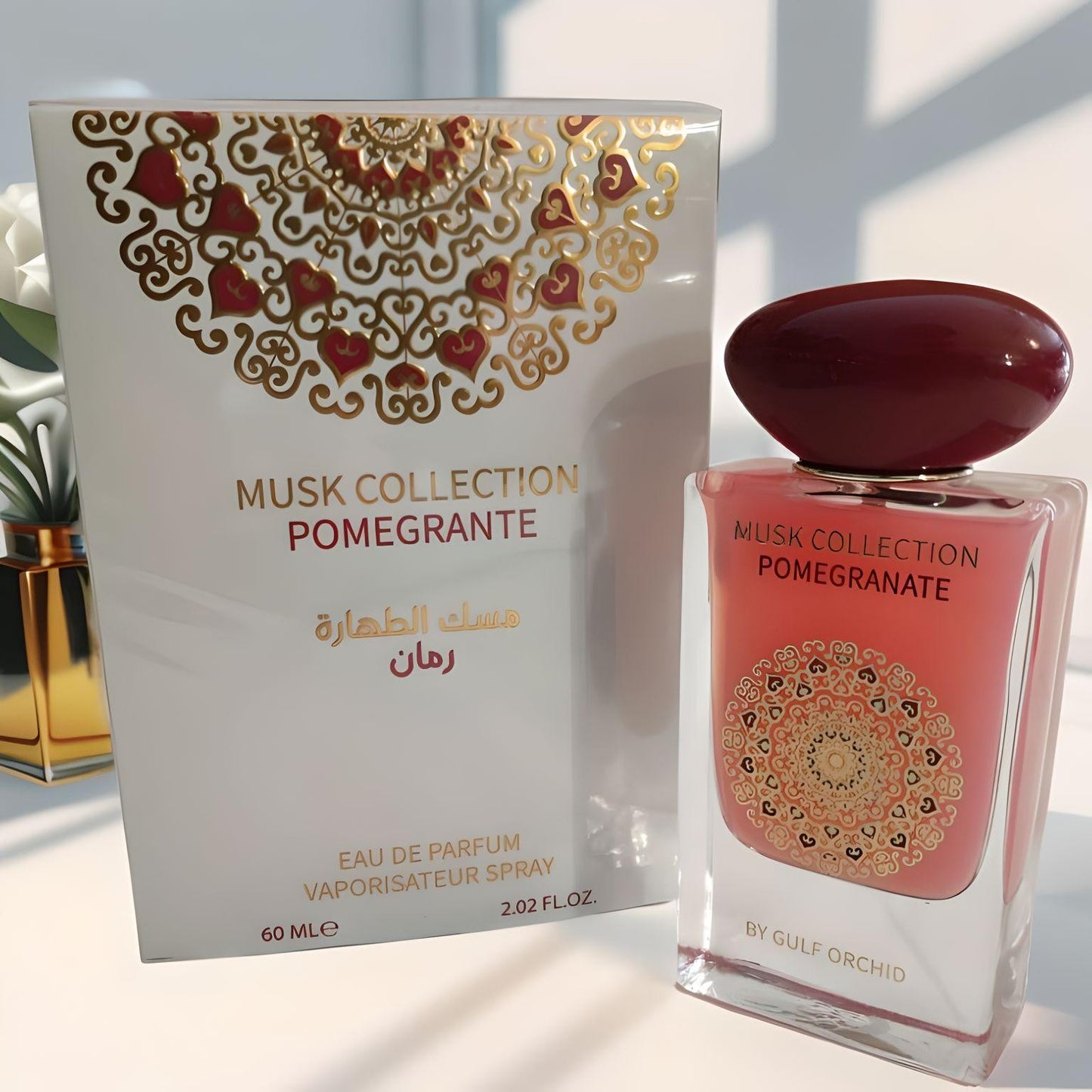 Lot Eau de Parfum Pomegrante 60ml + Musk 12ml Gulf Orchid