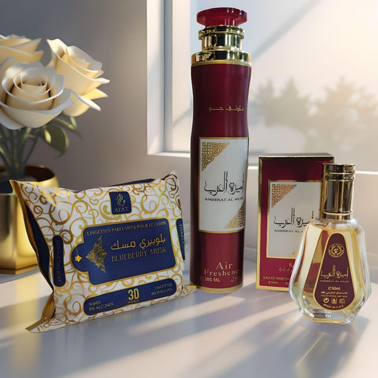 LOT 3 PRODUITS 2 AMEERAT AL ARAB 1 AYAT