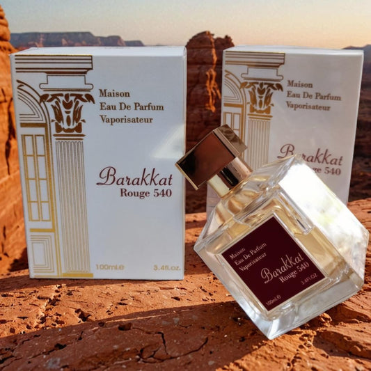 Barakkat Rouge 540 – Eau de Parfum Unisexe 100 ml | Élégance Ambrée & Florale