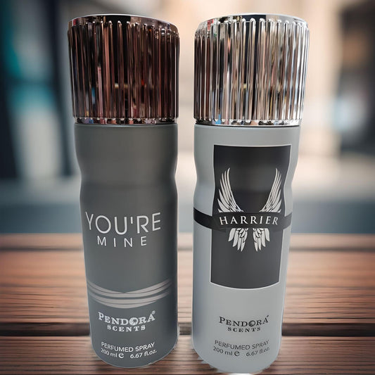 Pack Déodorants Pendora – You’re Mine & Harrier (400 ml)