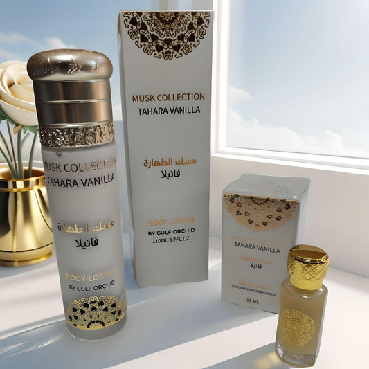 Coffret Crème Corps & Parfum – Musc Tahara Vanilla Gulf Orchid