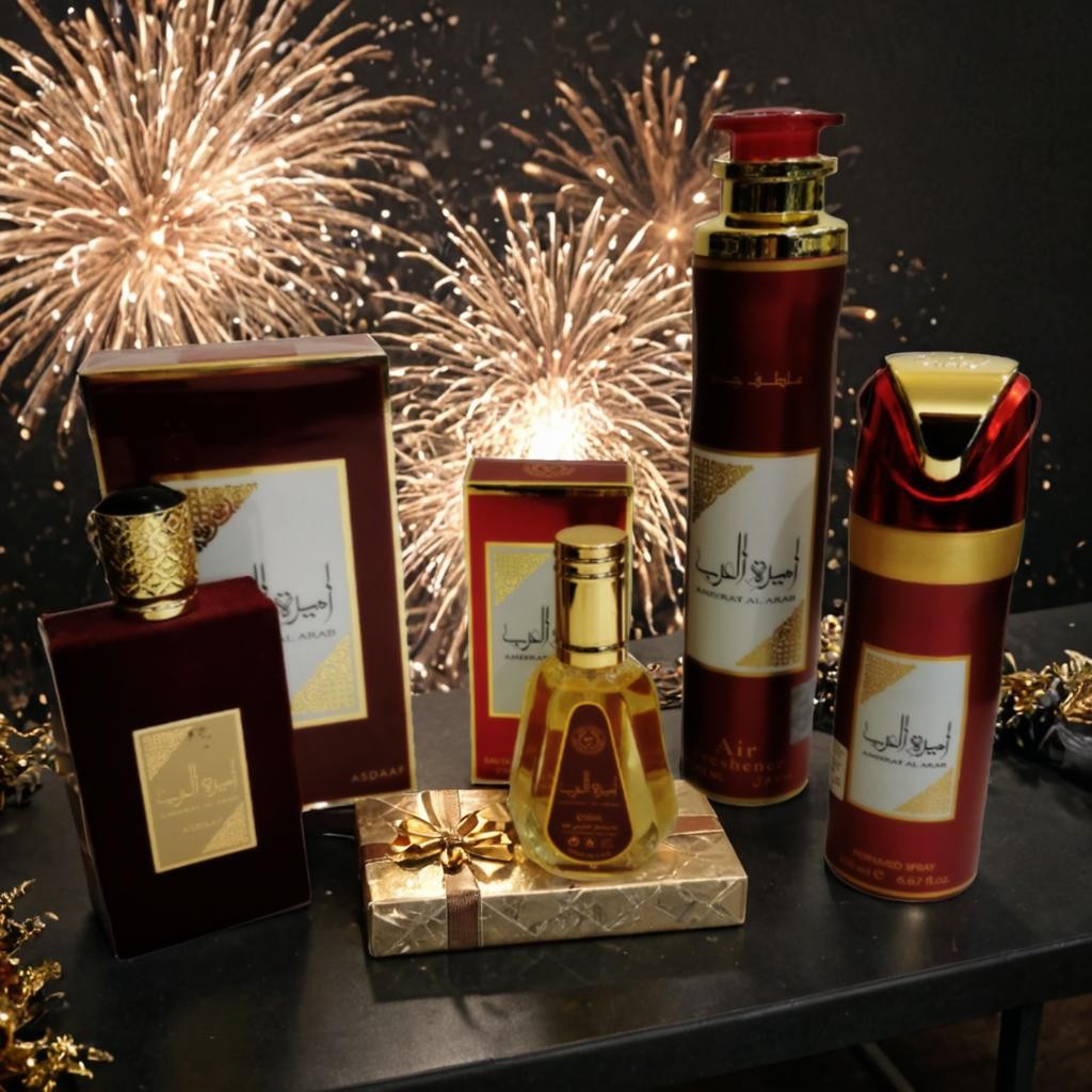 4 Produits Ameerat Al Arb – Collection Royale Dubai  Coffret Premium Complet