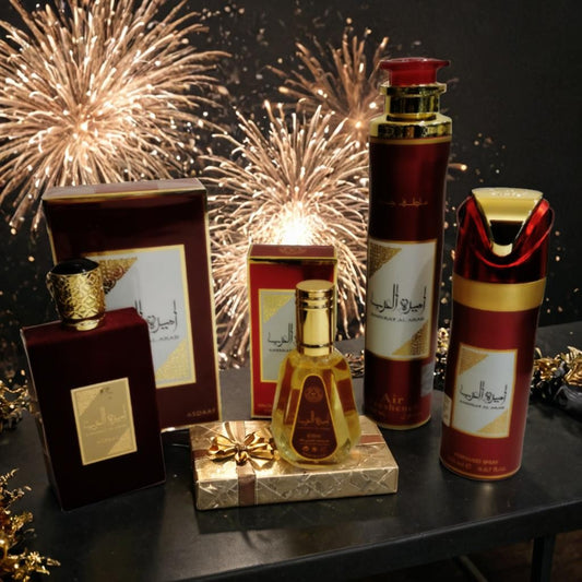 4 Produits Ameerat Al Arb – Collection Royale Dubai  Coffret Premium Complet