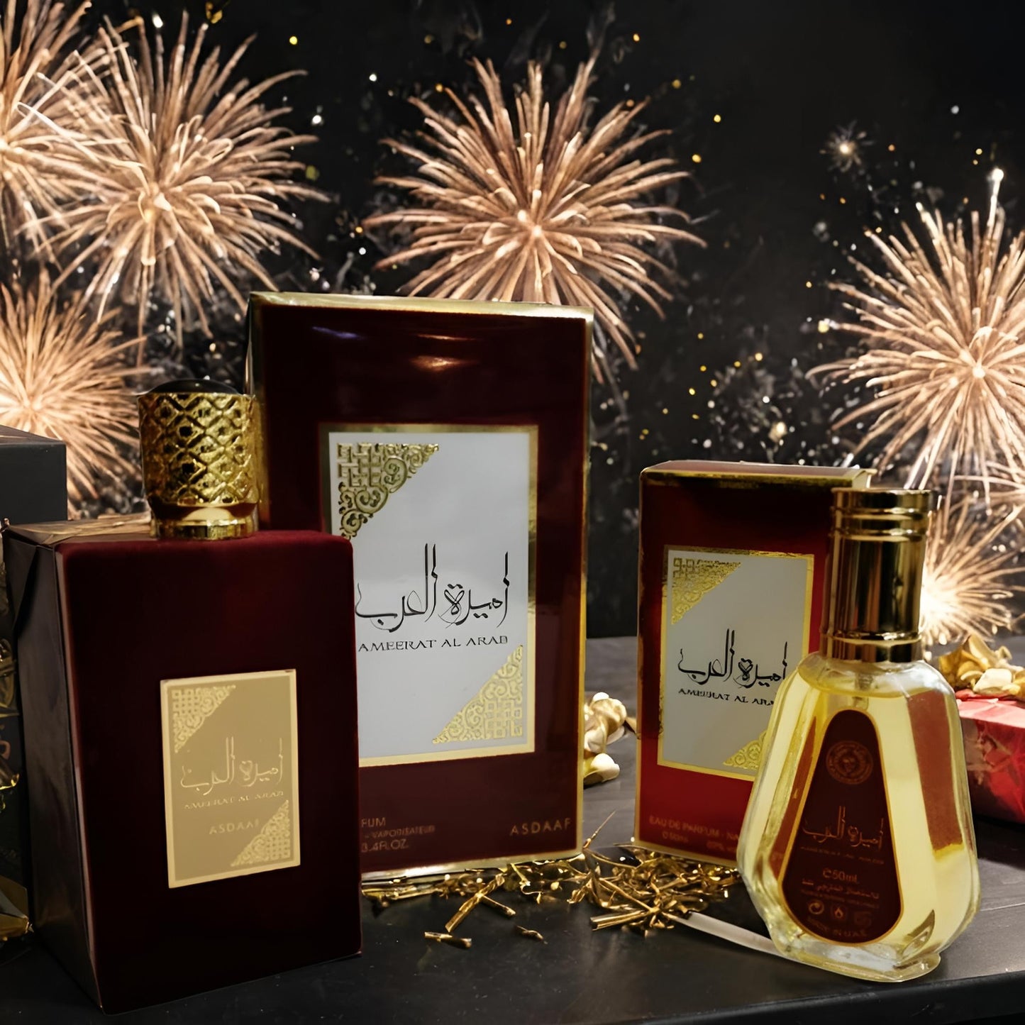 4 Produits Ameerat Al Arb – Collection Royale Dubai  Coffret Premium Complet