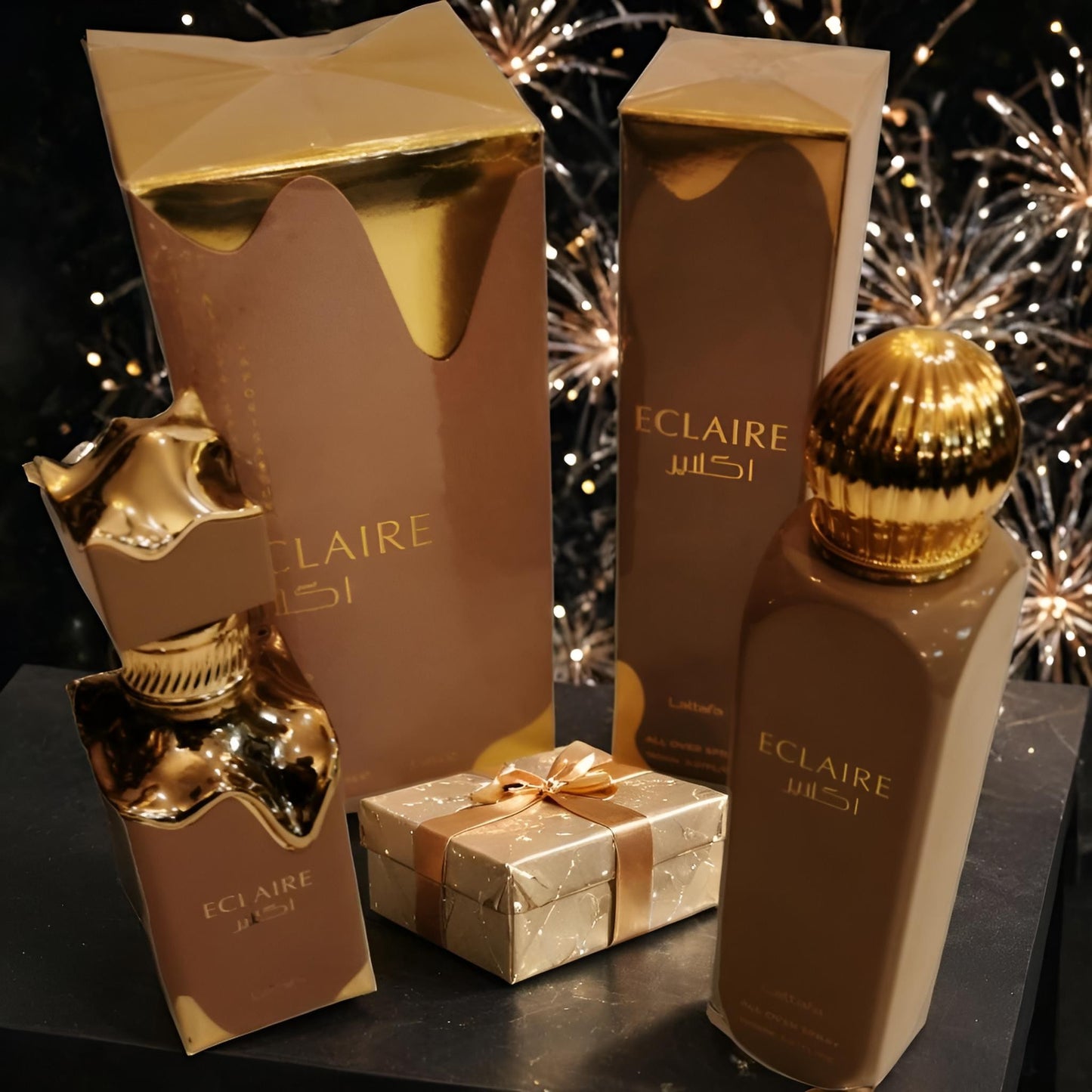 5 Produits Elaire Aksar – Lattafa Edition Prestige Dubai : Ensemble Haut de Gamme