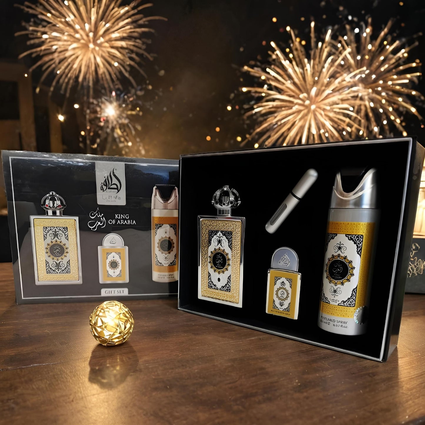 Coffret cadeau King of Arabia (3 pièces) – Lattafa Pride