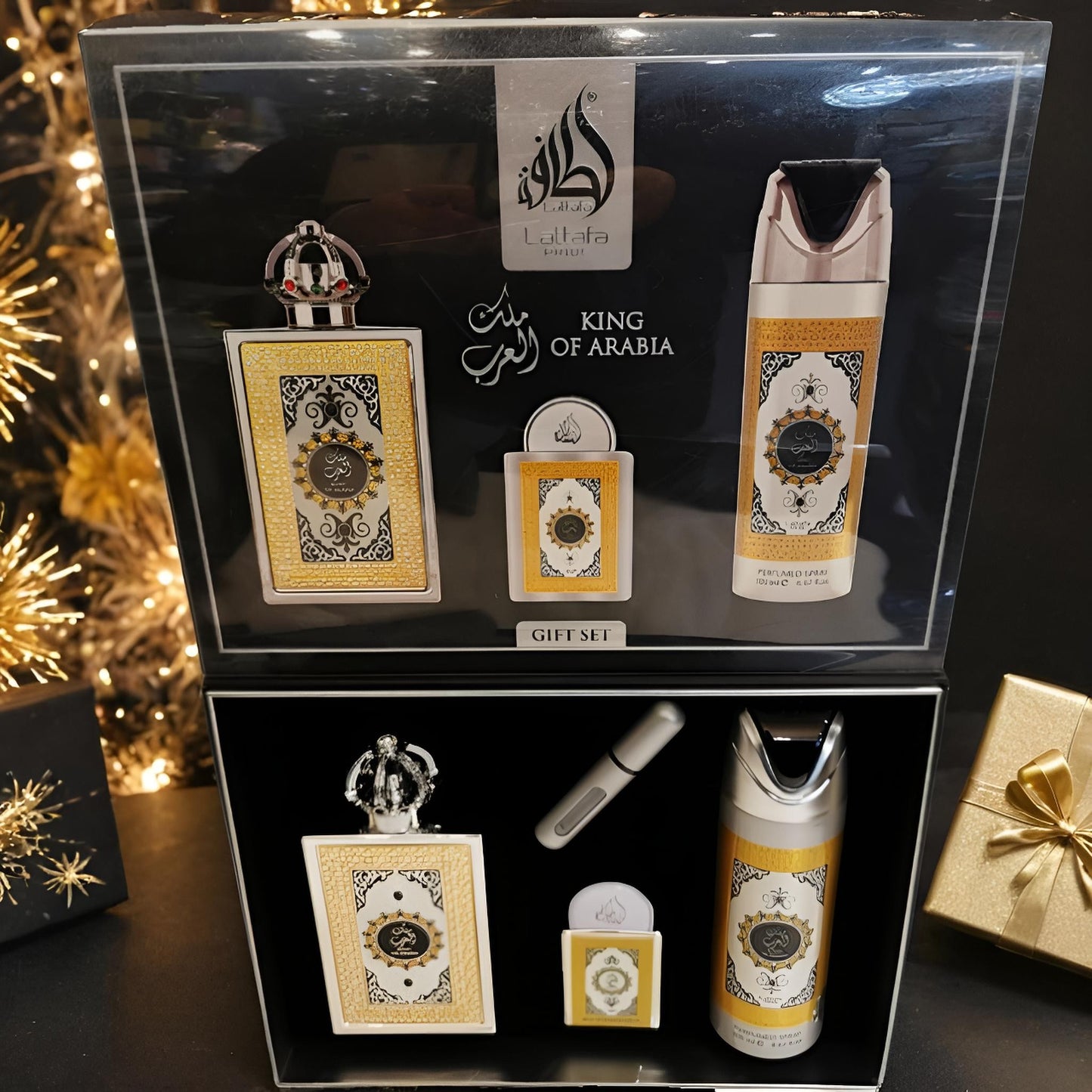 Coffret cadeau King of Arabia (3 pièces) – Lattafa Pride