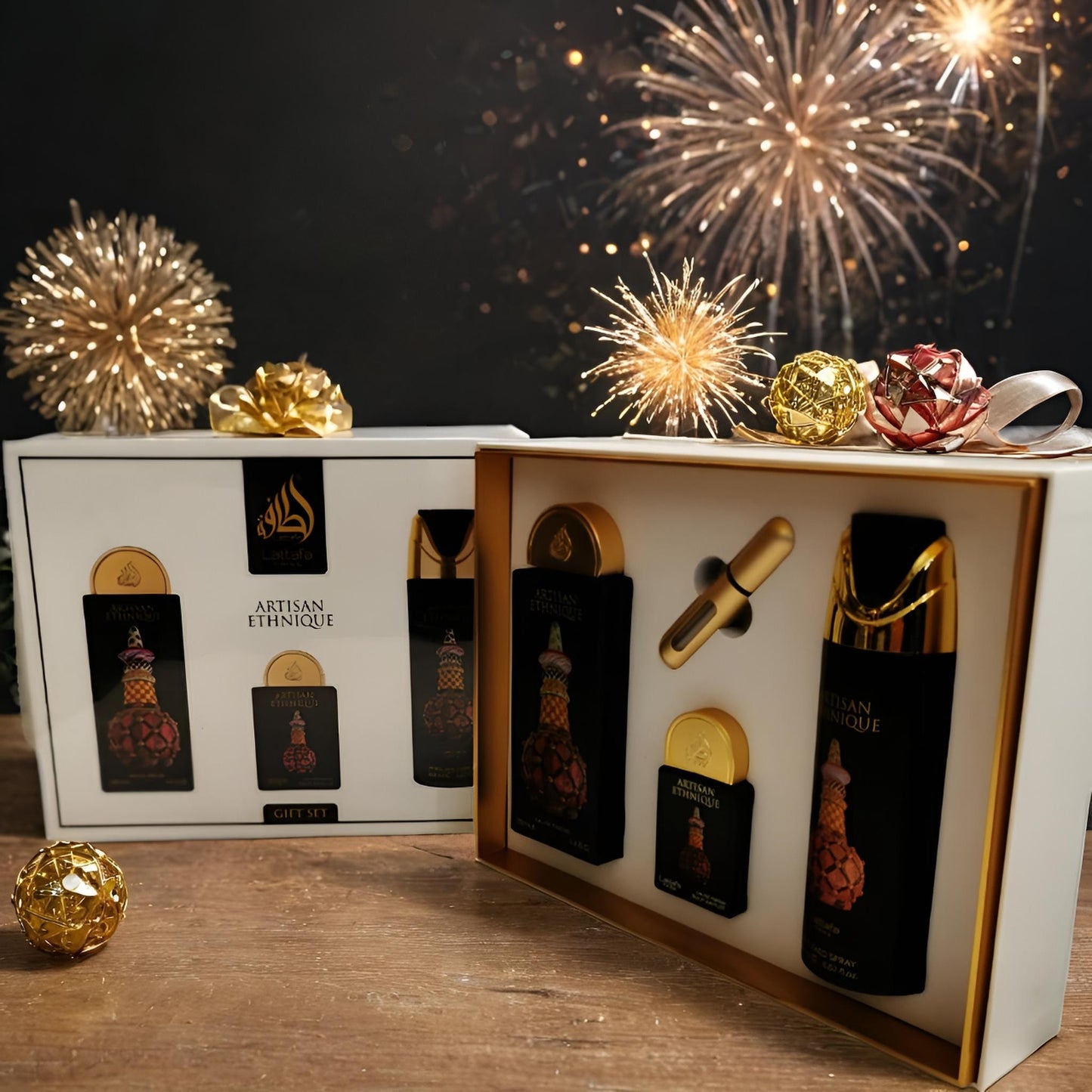 Coffret Cadeau Artisan Ethnique (3 pièces) – Lattafa Pride