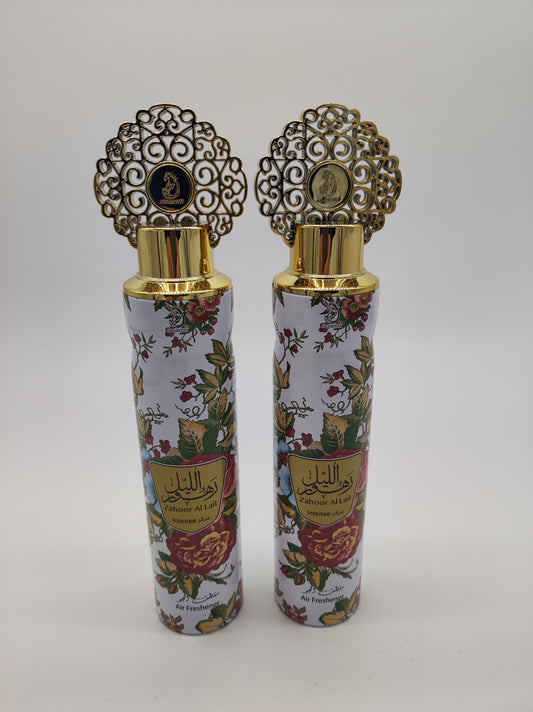 Désodorisant intérieur lot de 2 ZAHOOR AL LAIL 2X300ml - D & C